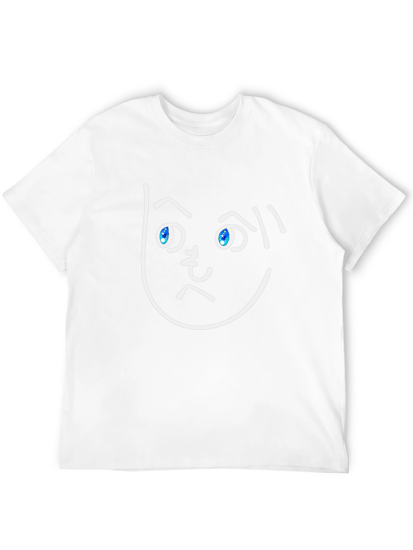 Funny Face Graphic Tee - Black Cotton T-Shirt