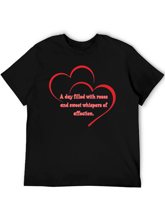 Romantic Heart T-Shirt - Roses & Sweet Whispers