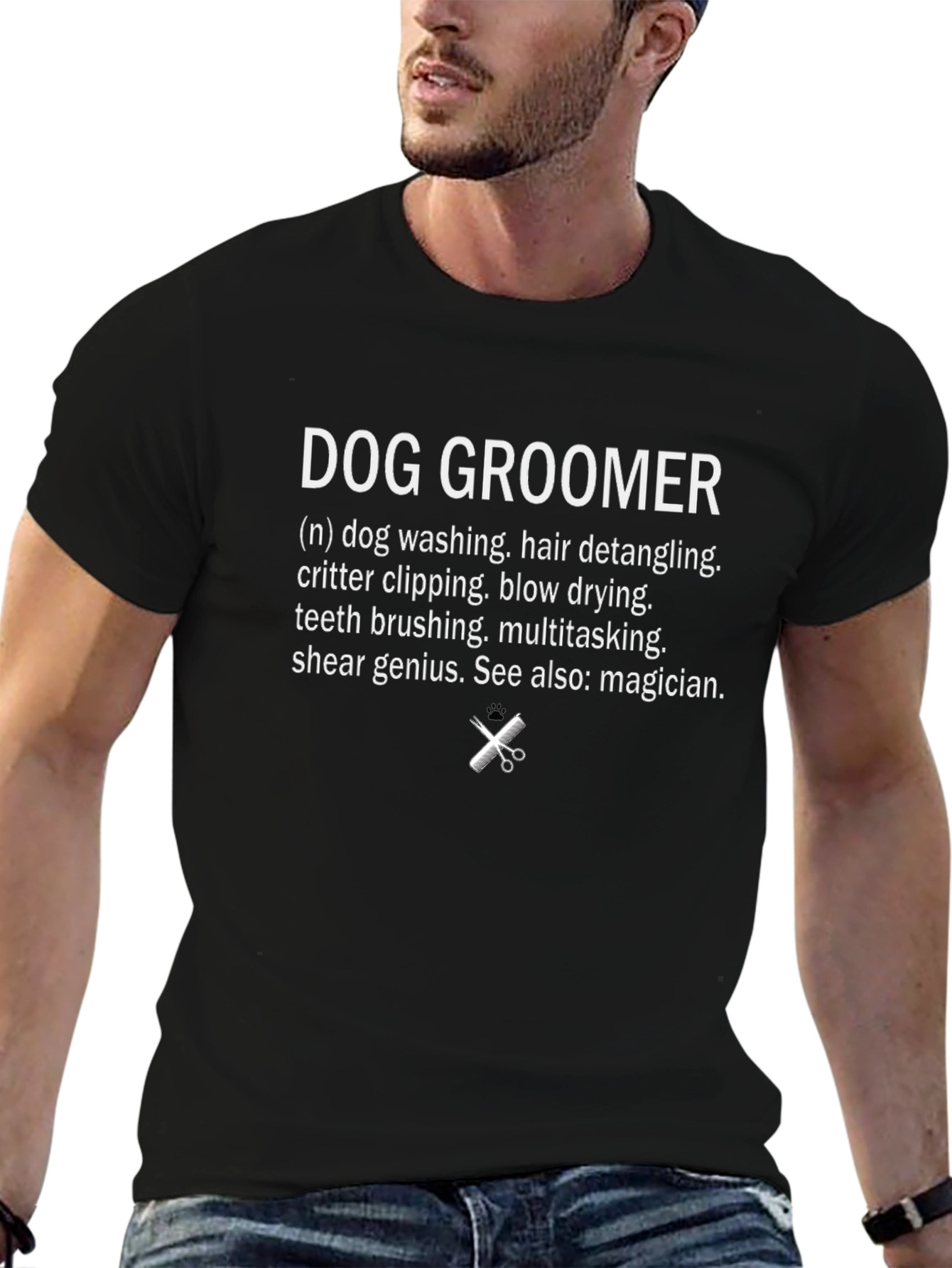 Dog Groomer Definition T-Shirt