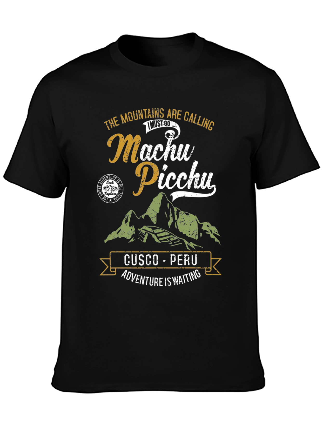 Machu Picchu Adventure T-Shirt - Cusco Peru Souvenir Tee