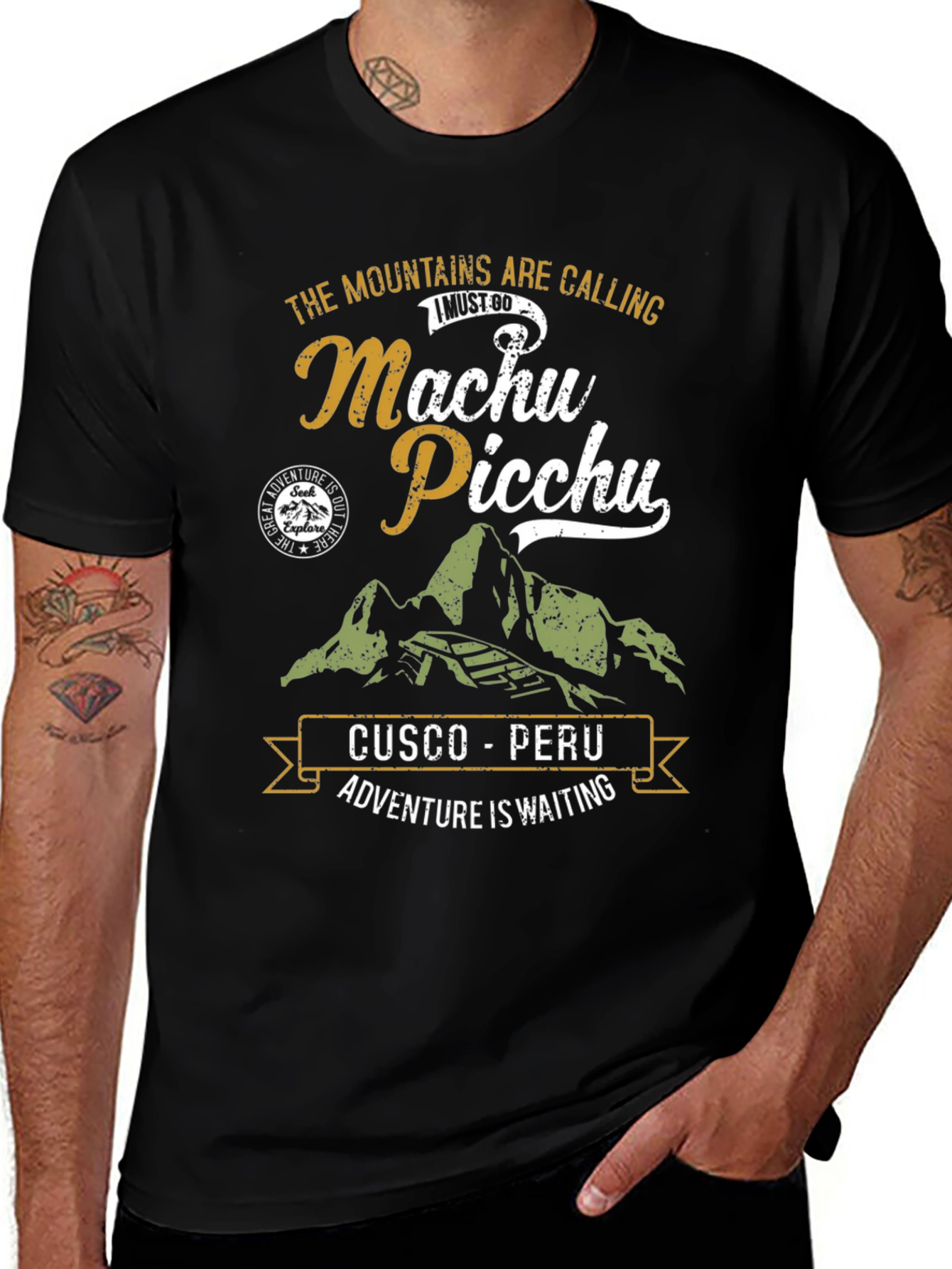 Machu Picchu Adventure T-Shirt - Cusco Peru Souvenir Tee