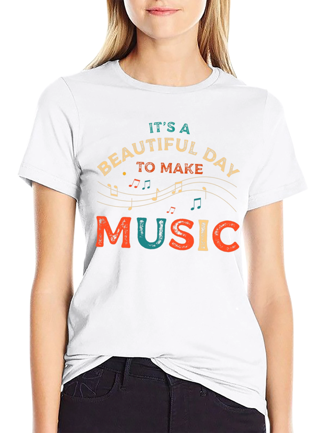Its a Beautiful Day to Make Music Graphic T-Shirt