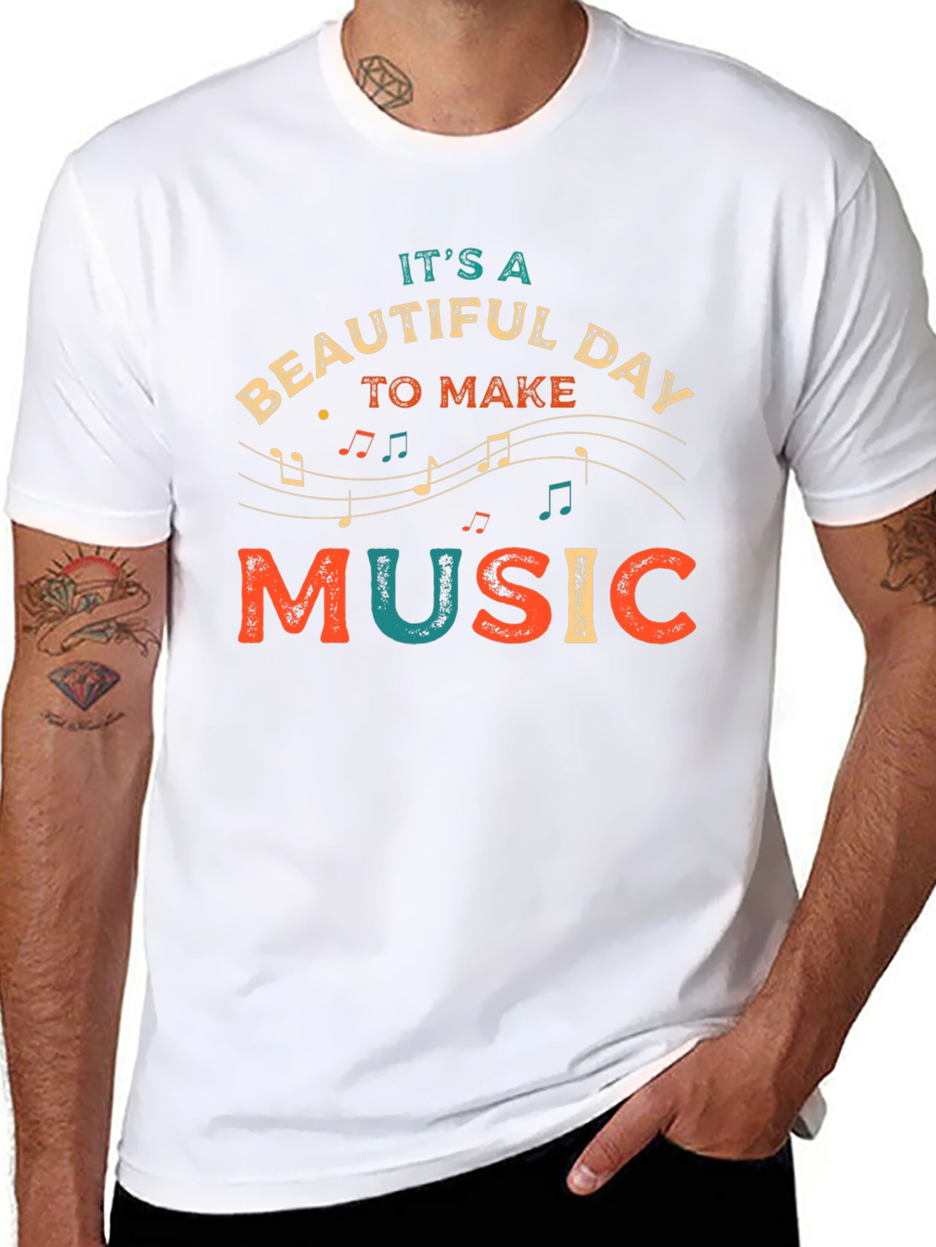 Its a Beautiful Day to Make Music Graphic T-Shirt