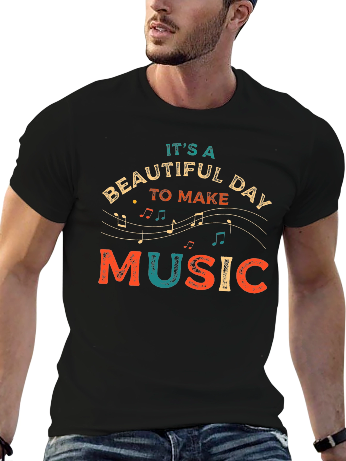 Its a Beautiful Day to Make Music Graphic T-Shirt
