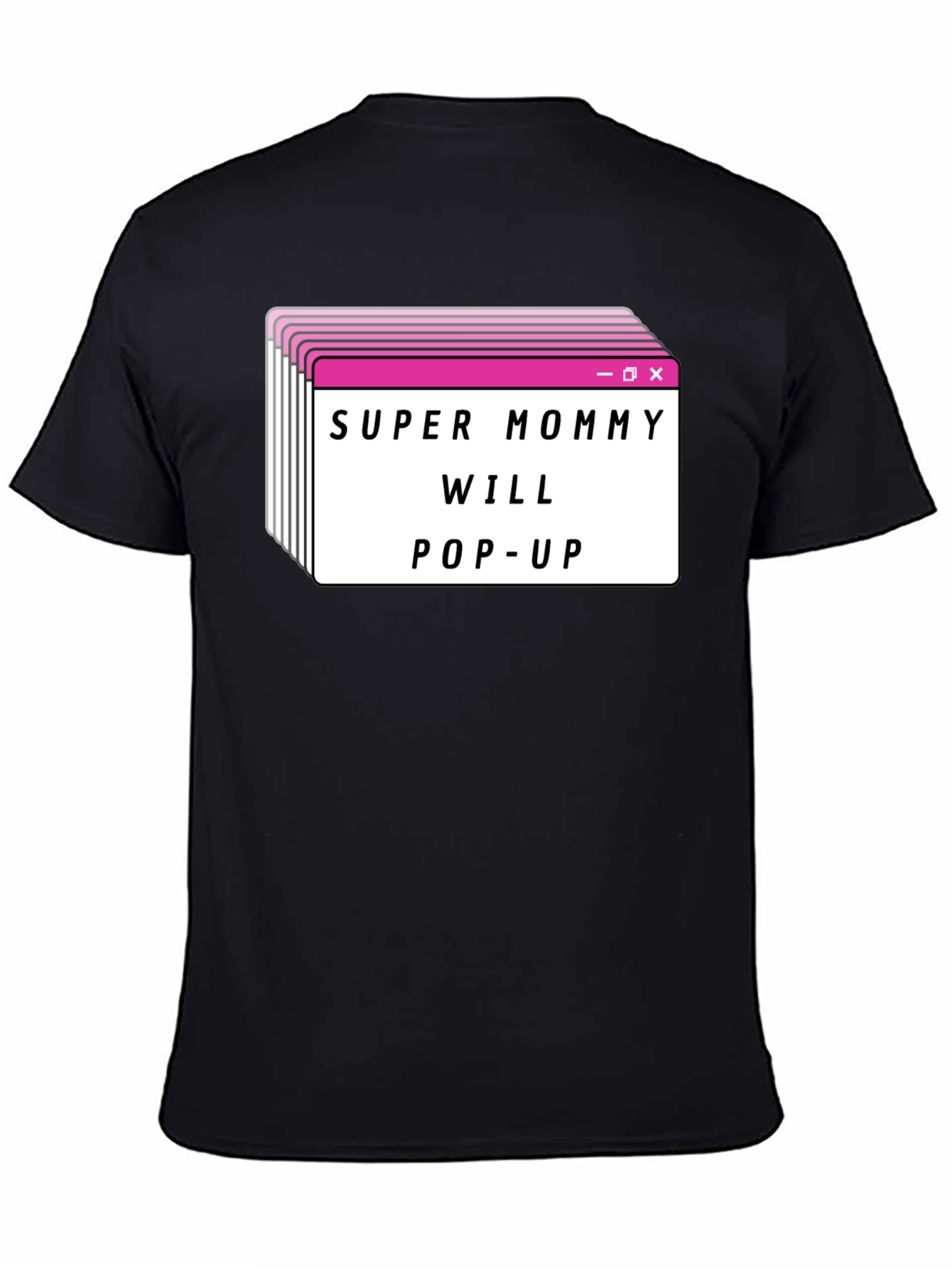 Super Mommy Will Pop-Up Graphic T-Shirt