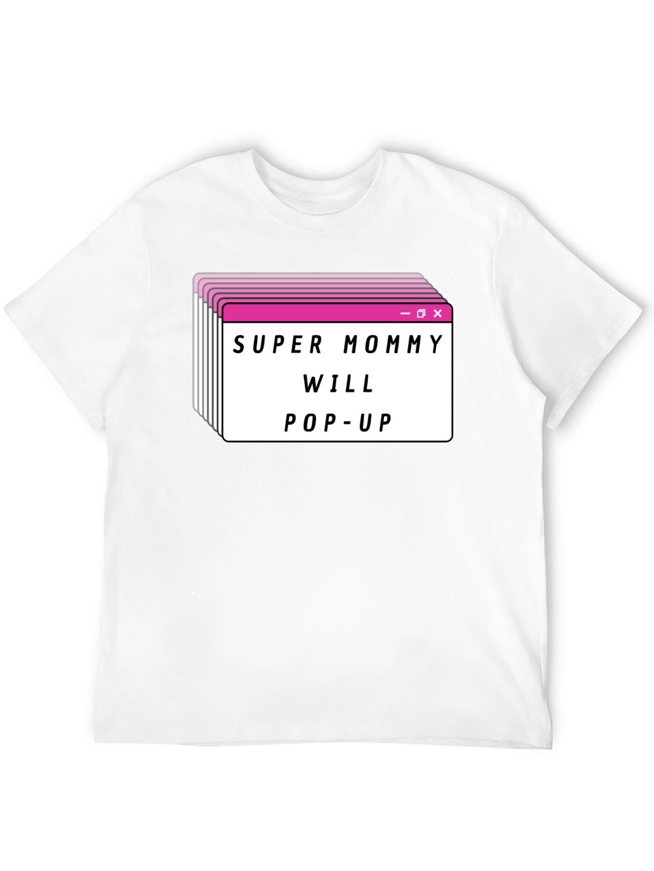 Super Mommy Will Pop-Up Graphic T-Shirt