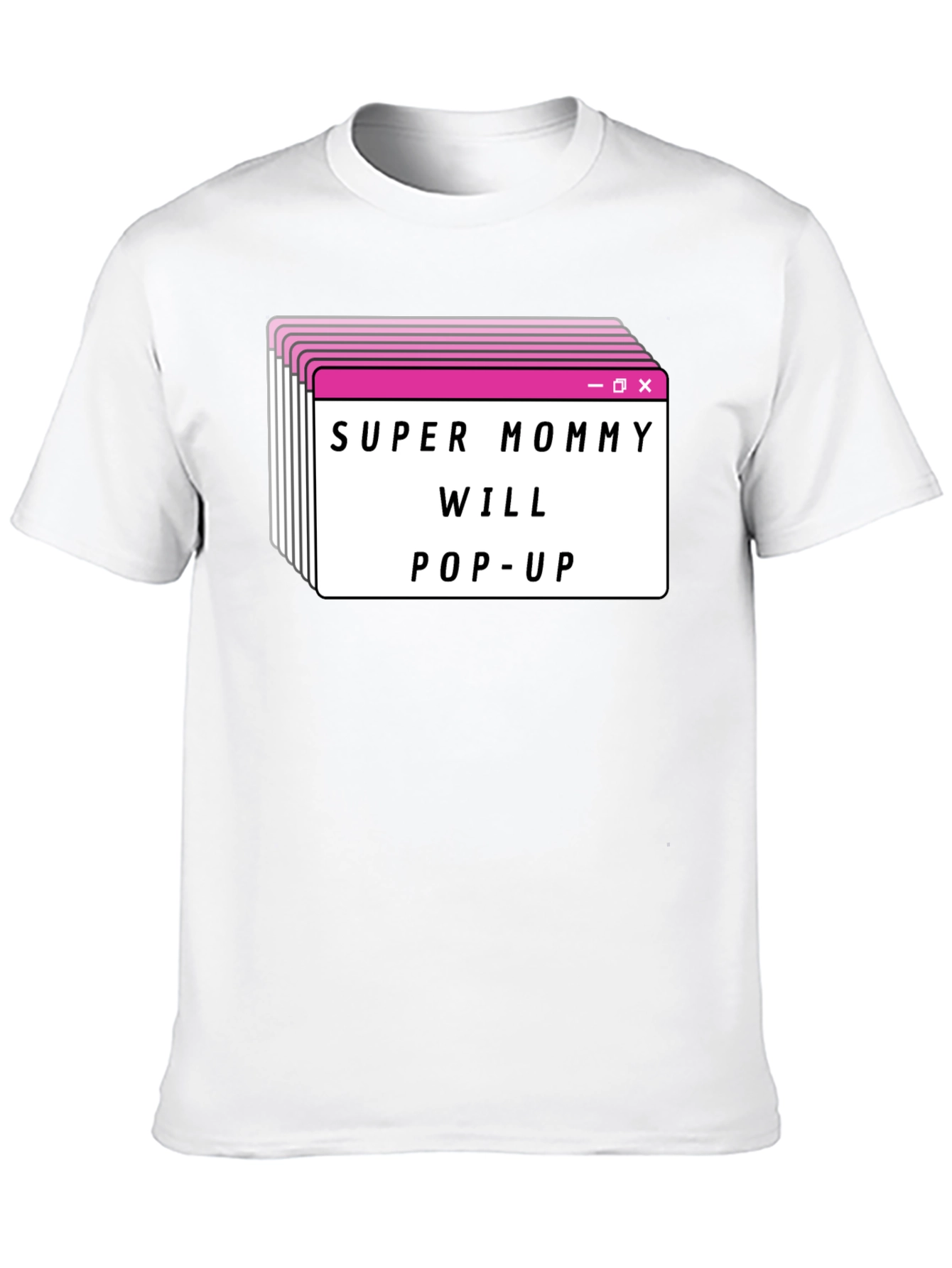 Super Mommy Will Pop-Up Graphic T-Shirt