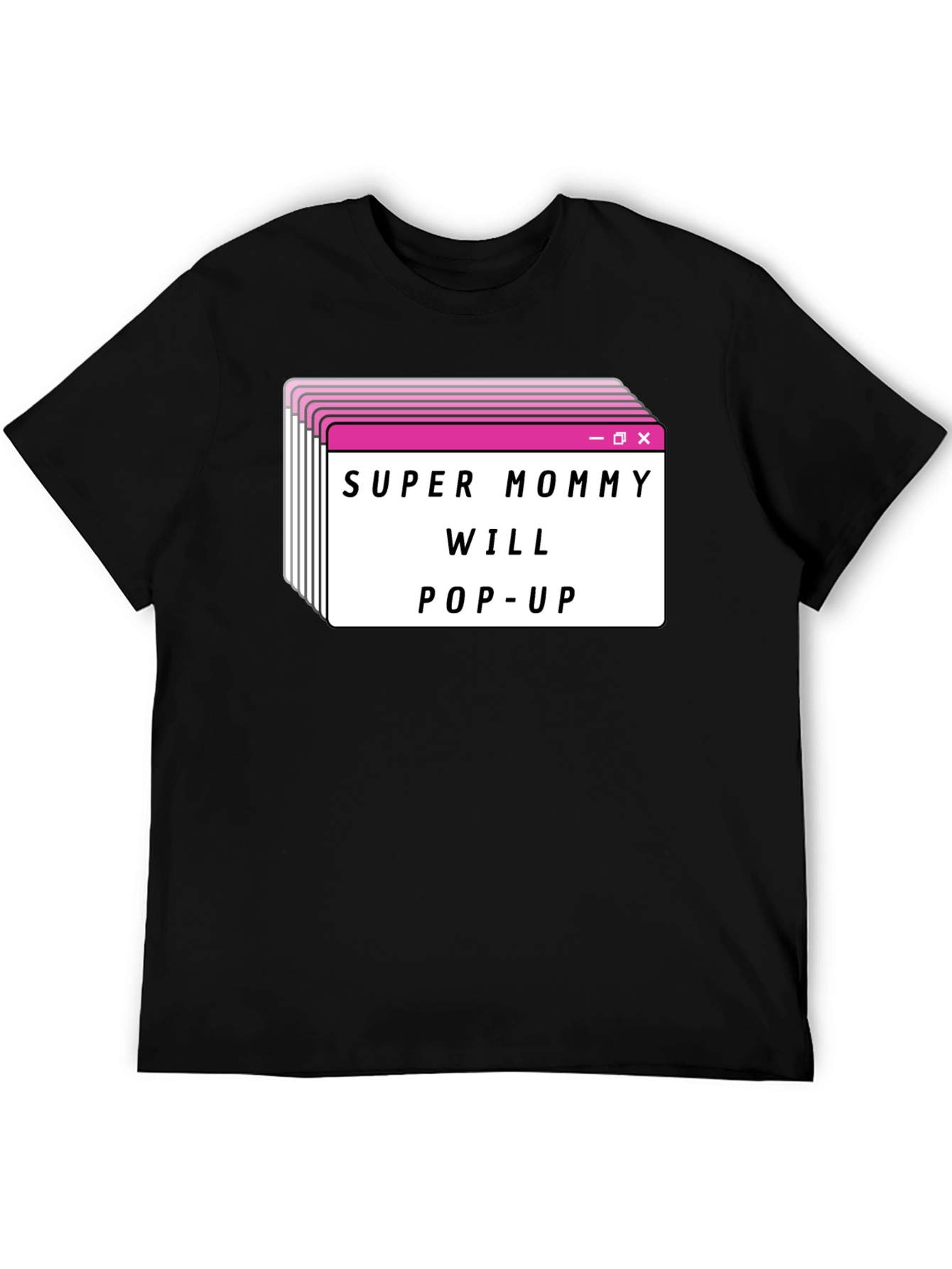 Super Mommy Will Pop-Up Graphic T-Shirt