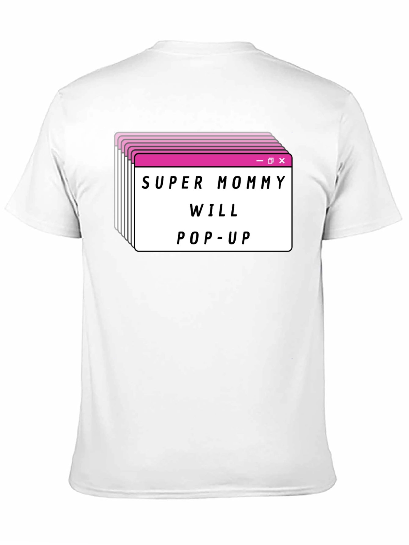 Super Mommy Will Pop-Up Graphic T-Shirt