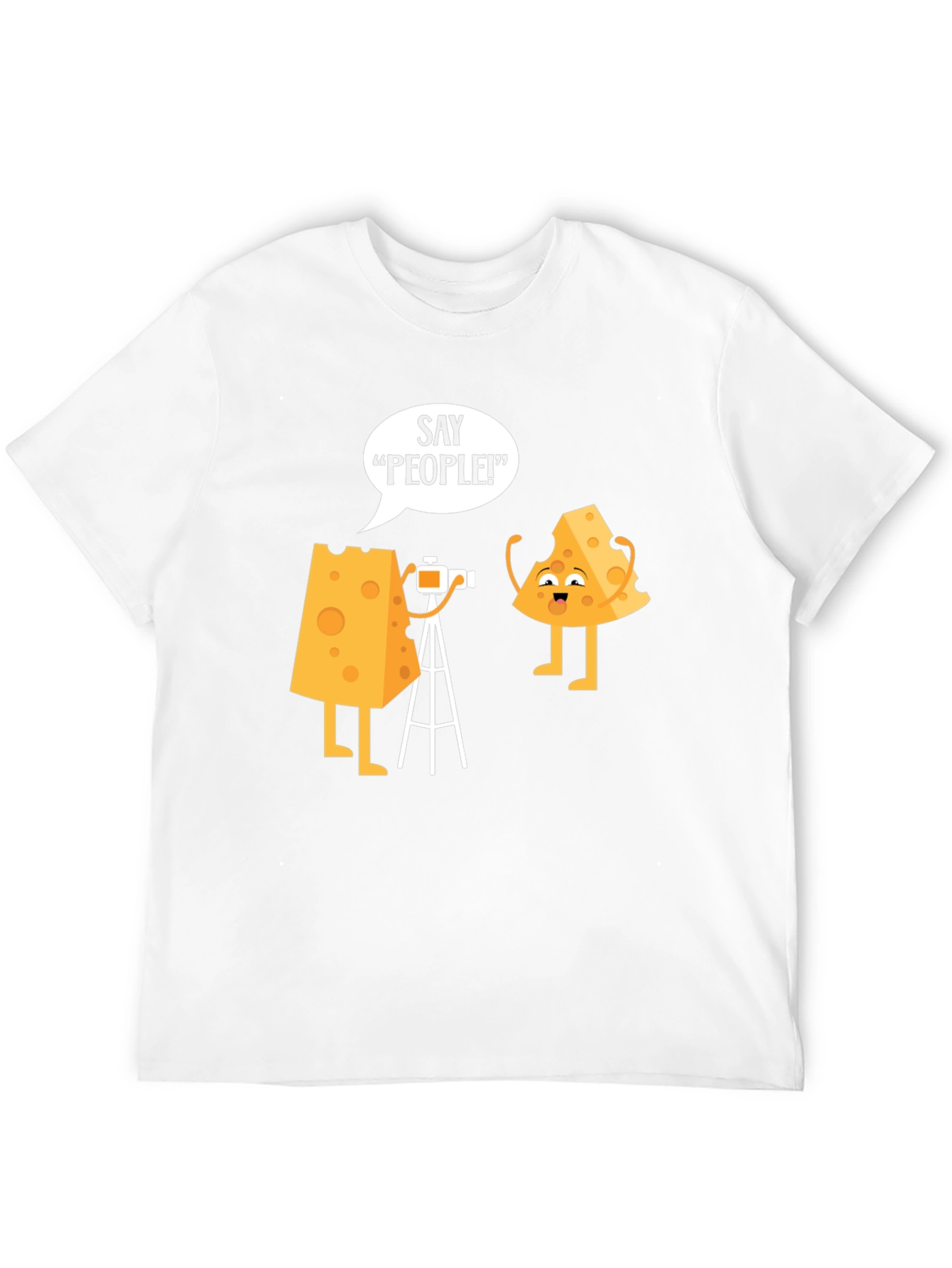 Cheese Photo Humor Graphic T-Shirt