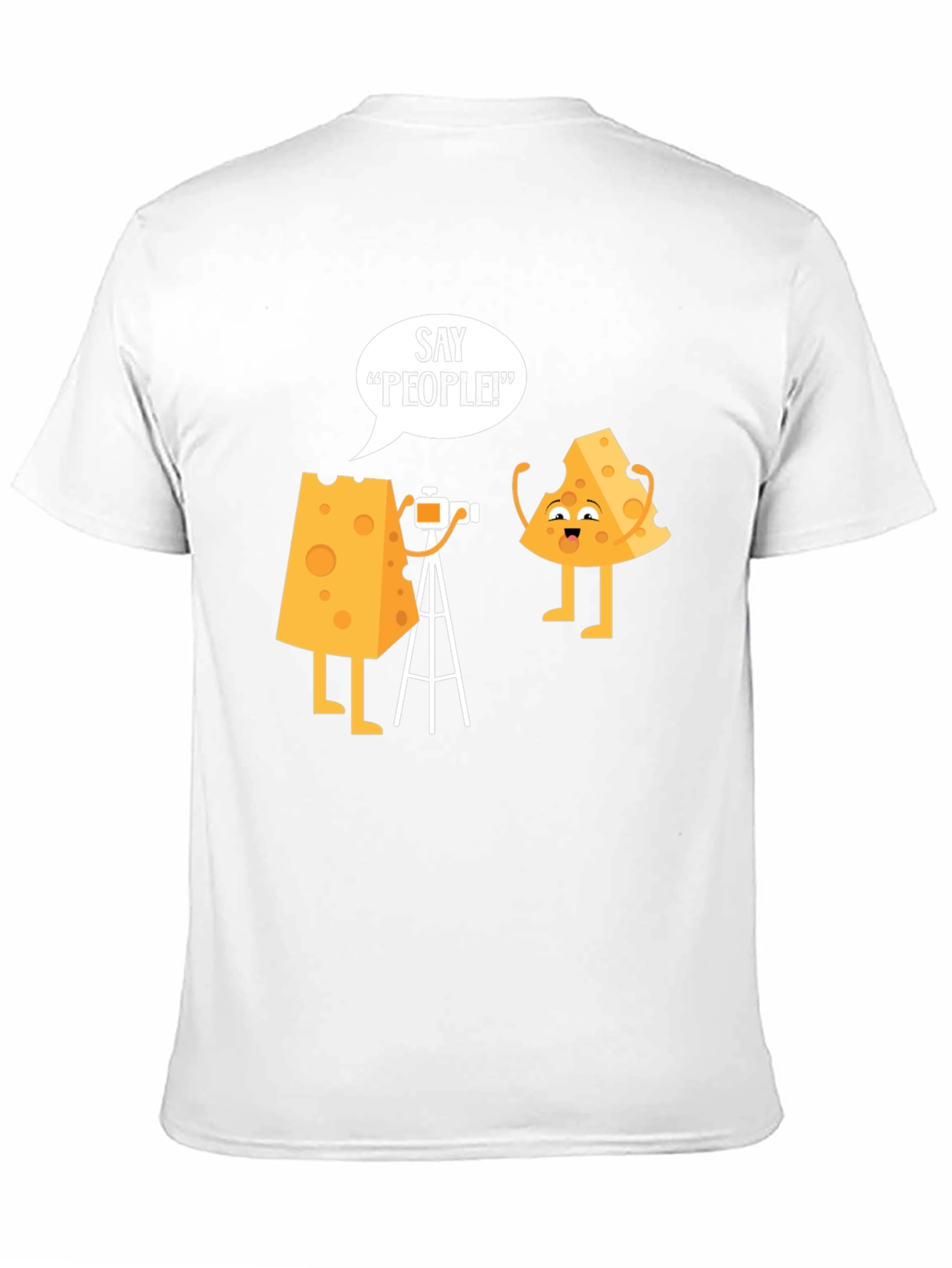 Cheese Photo Humor Graphic T-Shirt