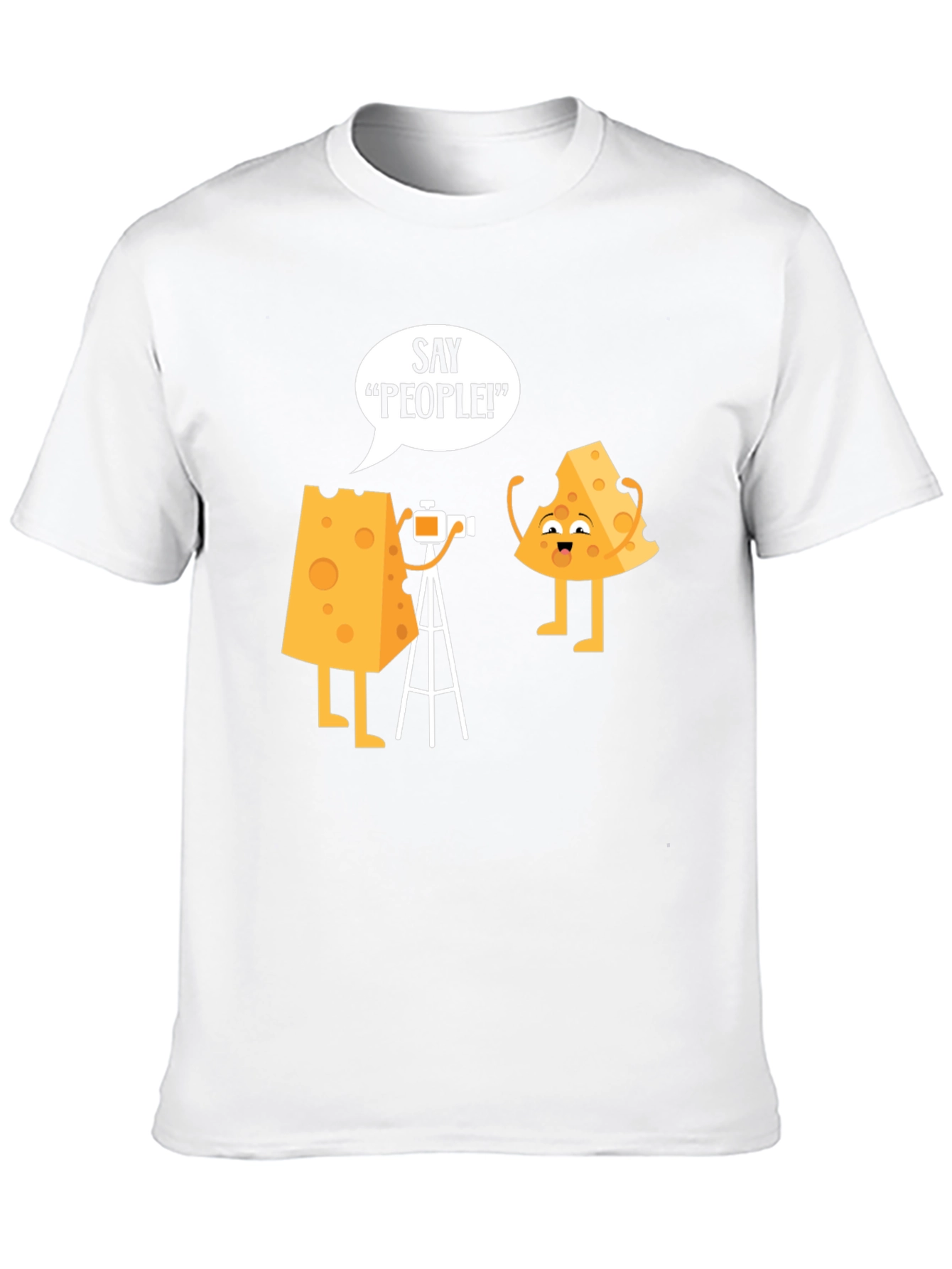 Cheese Photo Humor Graphic T-Shirt