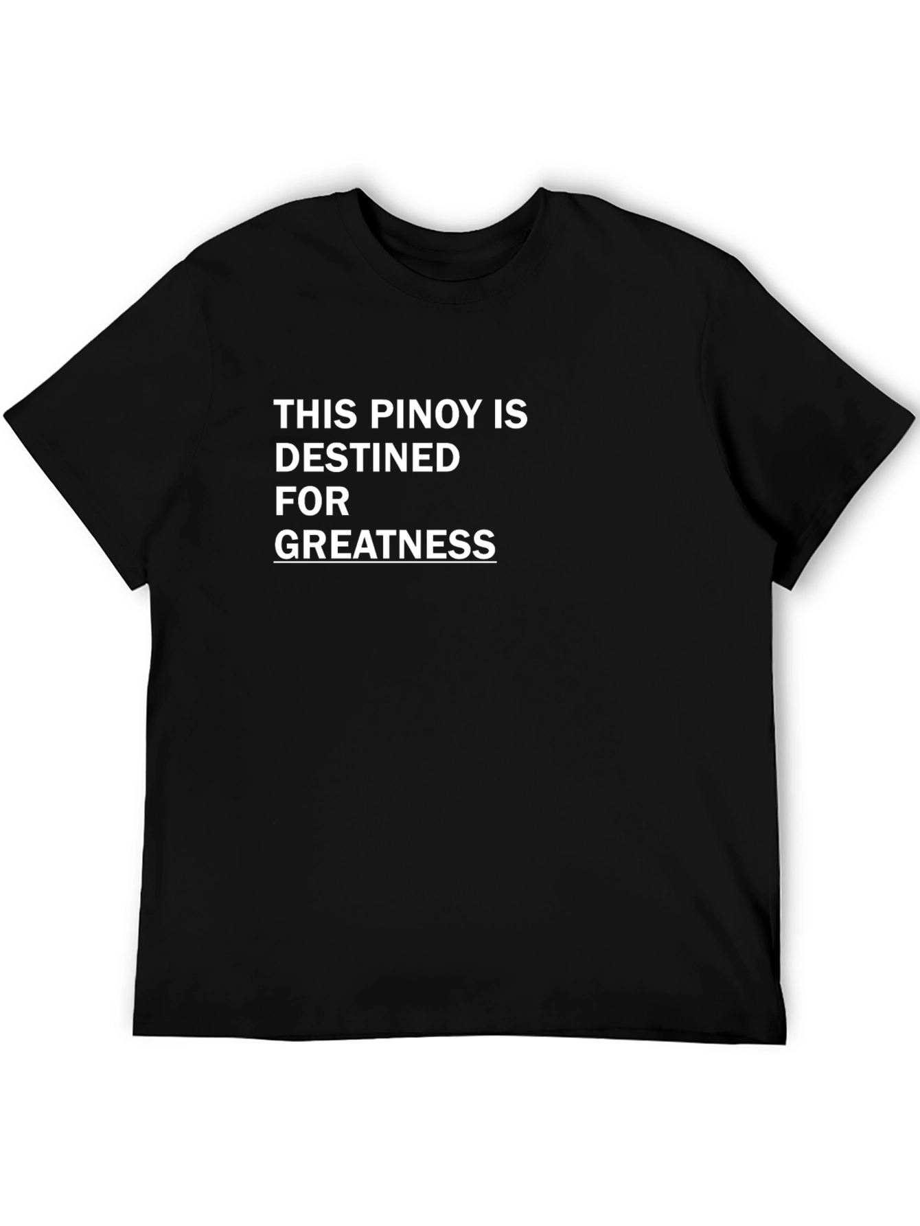 Pinoy Greatness Black T-Shirt