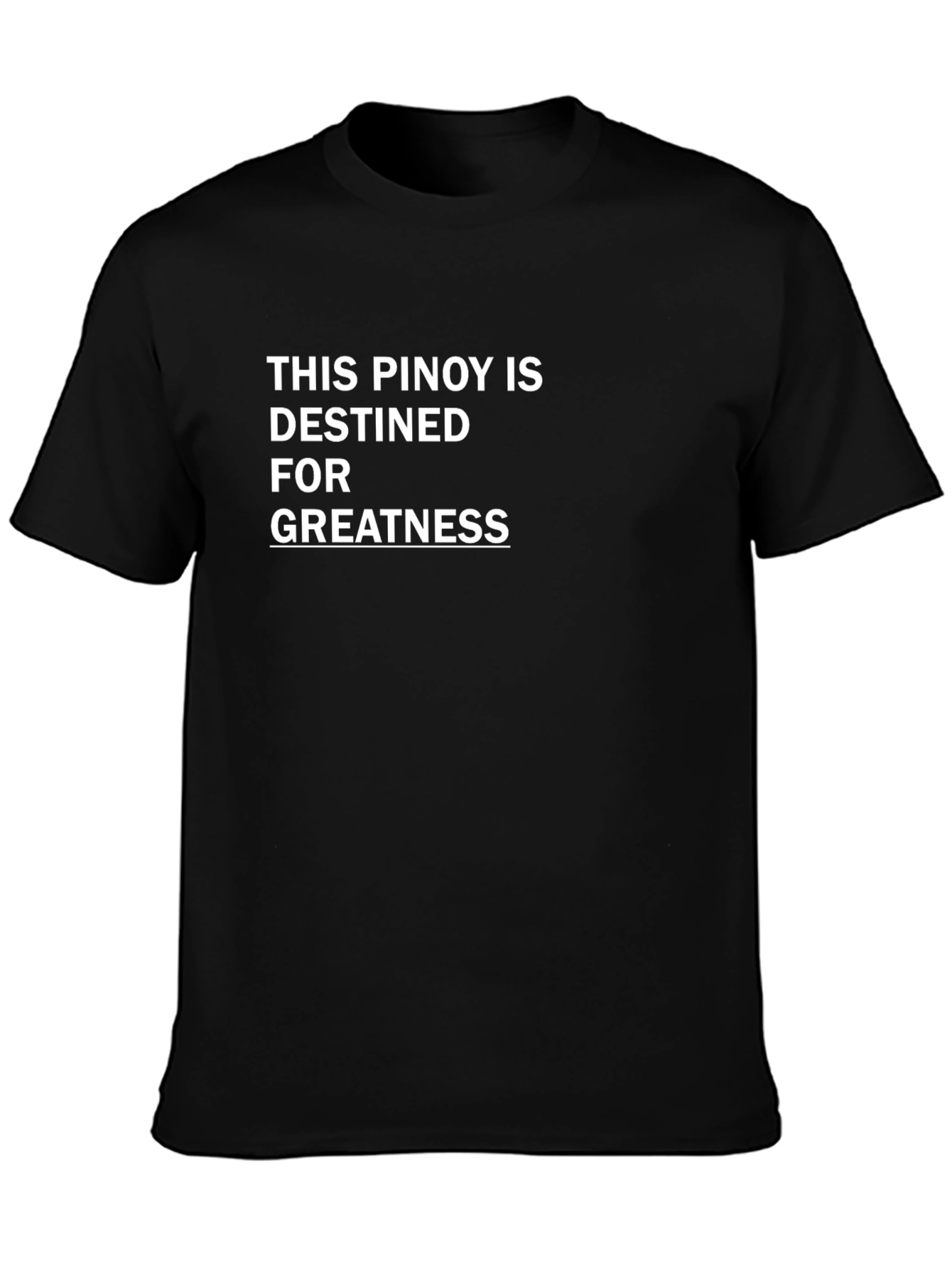 Pinoy Greatness Black T-Shirt