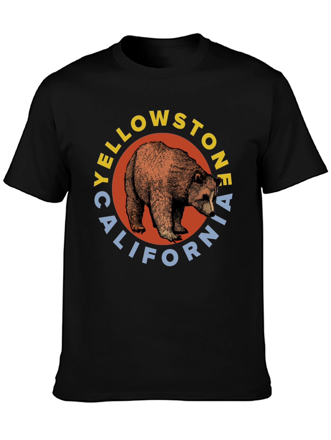 Yellowstone Bear Graphic Tee - California Souvenir