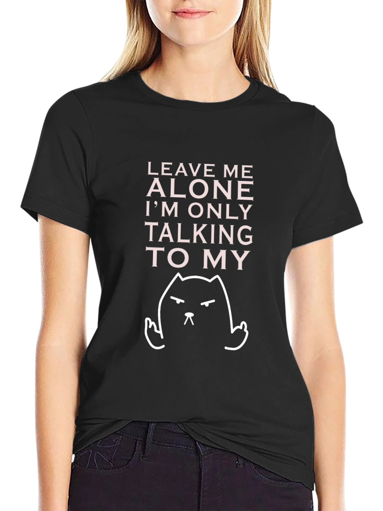 Leave Me Alone Cat T-Shirt