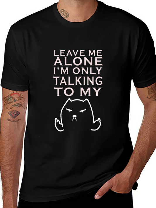 Leave Me Alone Cat T-Shirt
