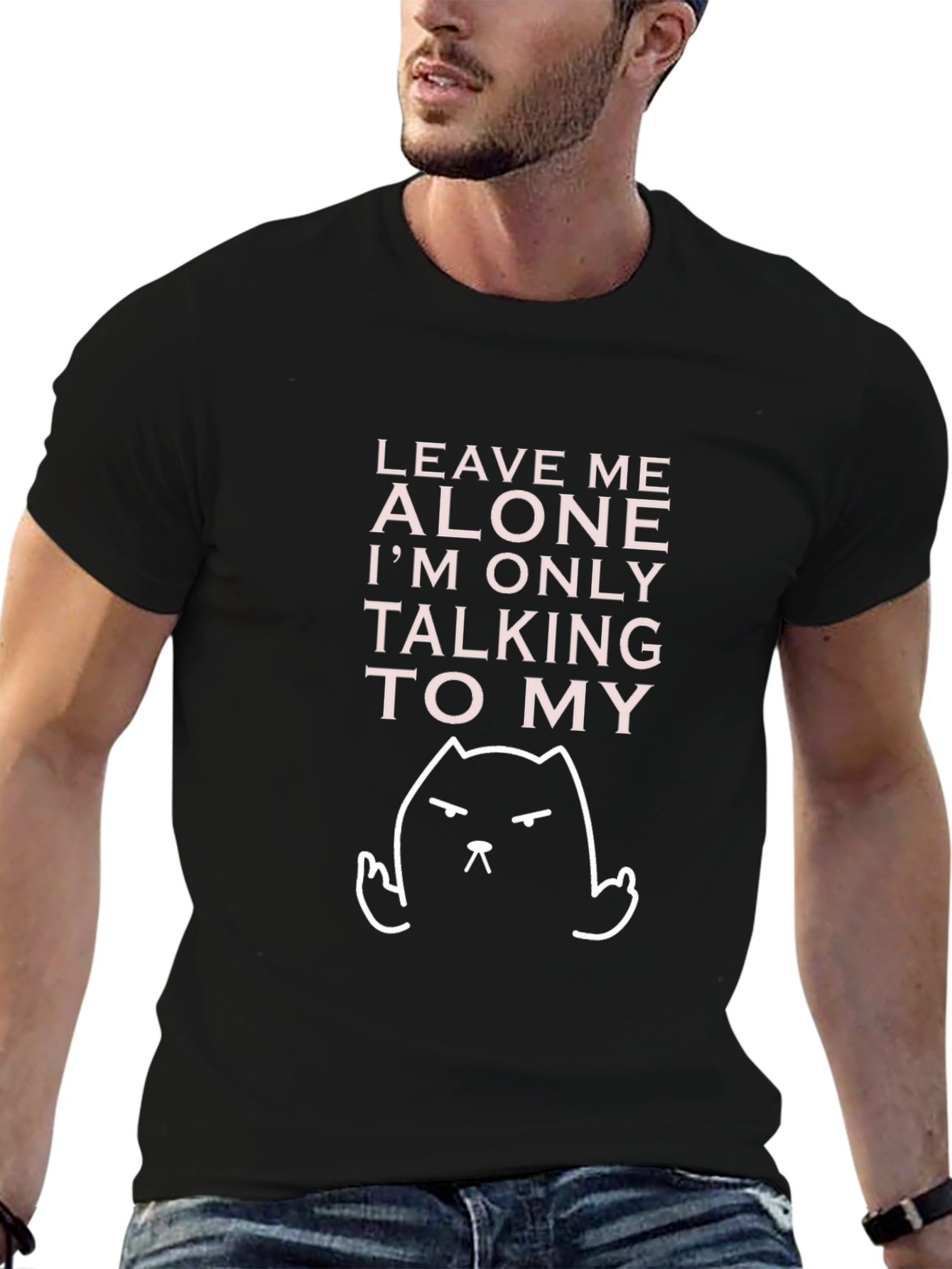 Leave Me Alone Cat T-Shirt
