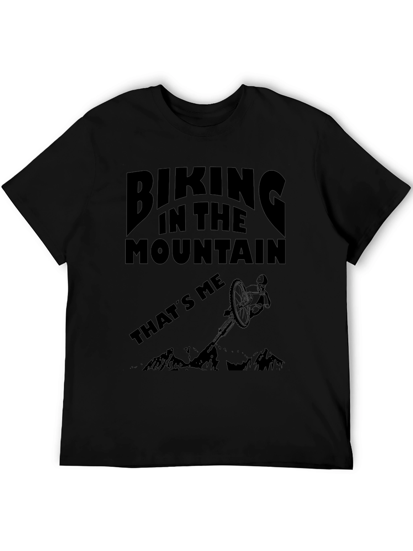 Biking in the Mountain Graphic Tee
