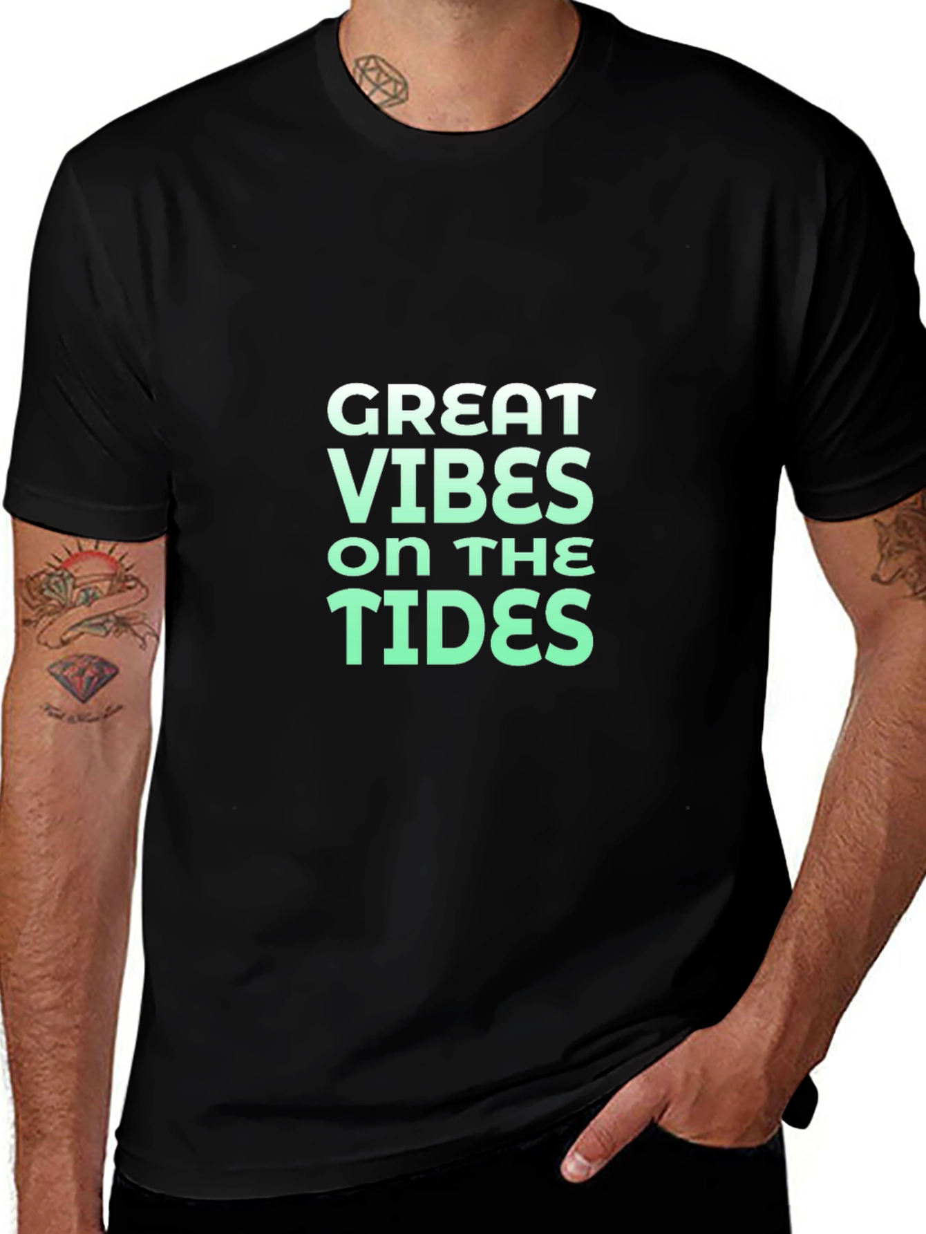 Great Vibes on the Tides Graphic Tee