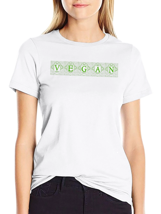 Vegan Graphic T-Shirt - Black Cotton Tee