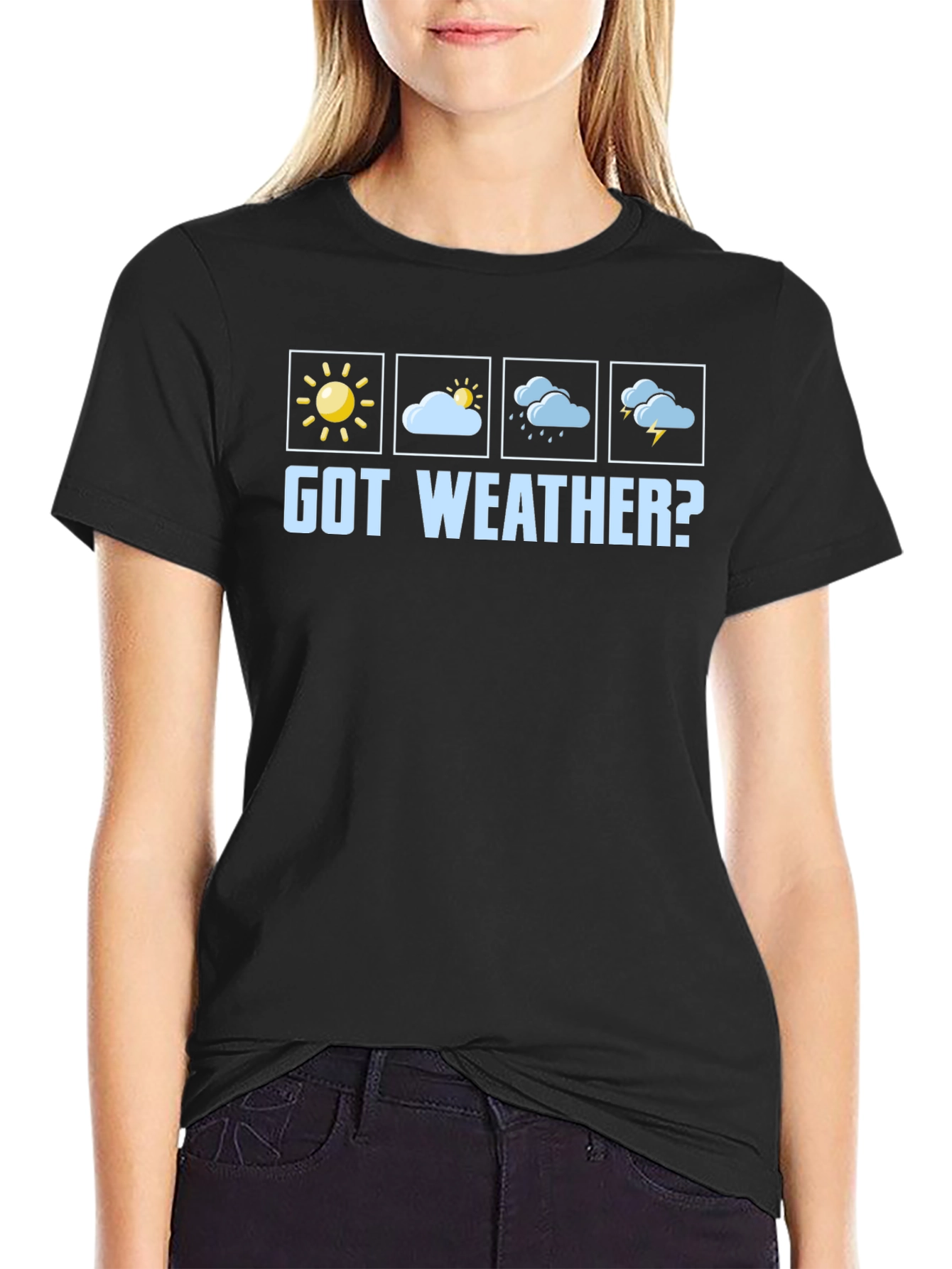 Got Weather? Graphic T-Shirt - Black