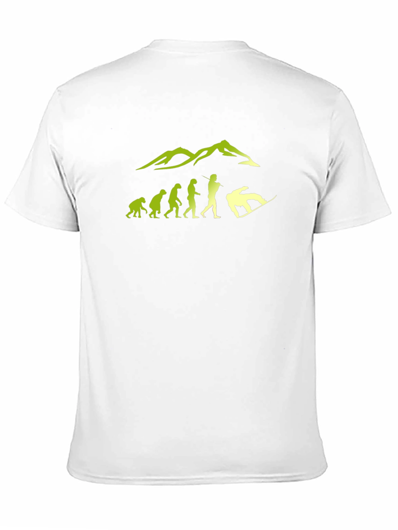 Snowboard Evolution T-Shirt - Black Graphic Tee