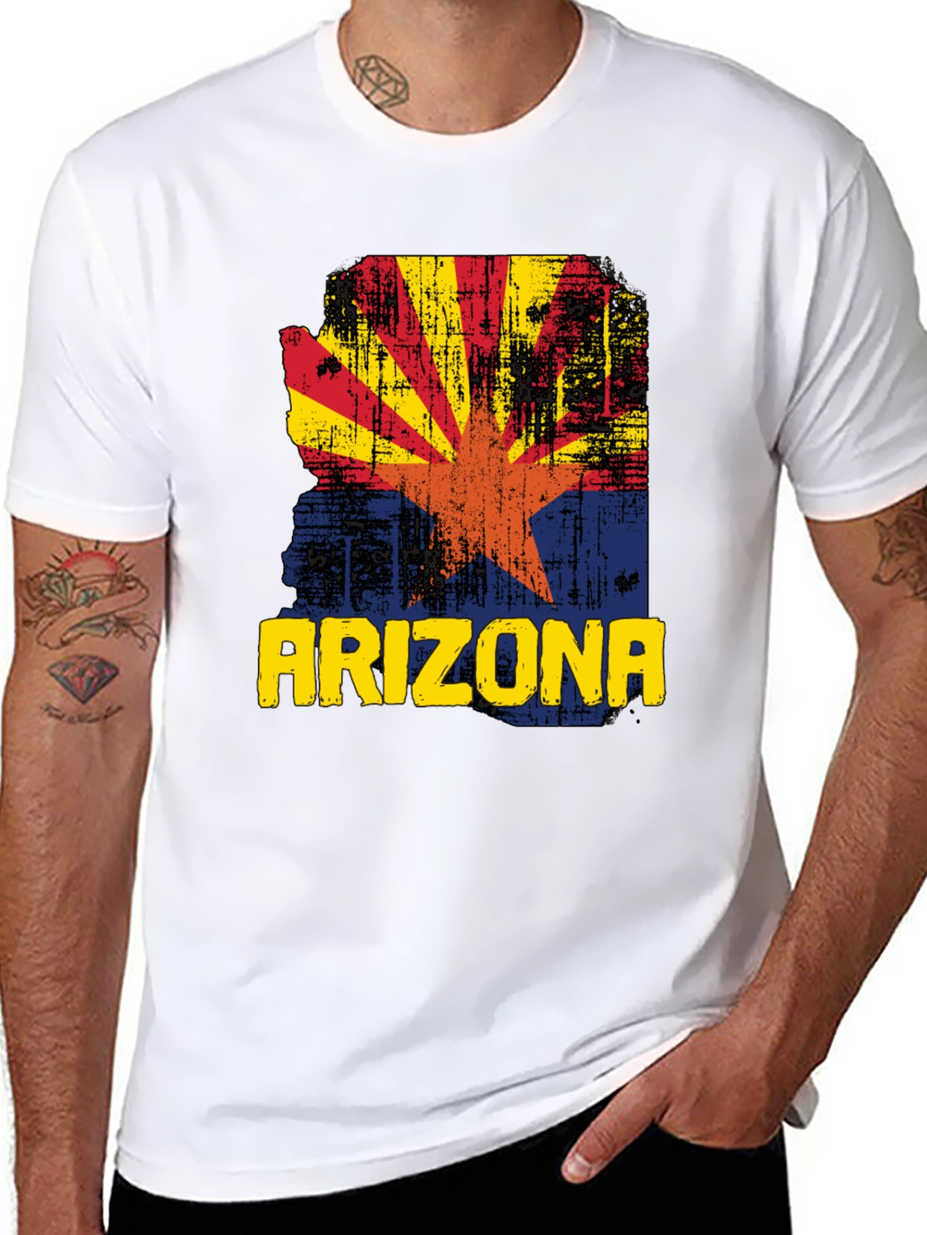 Arizona State Flag Graphic T-Shirt