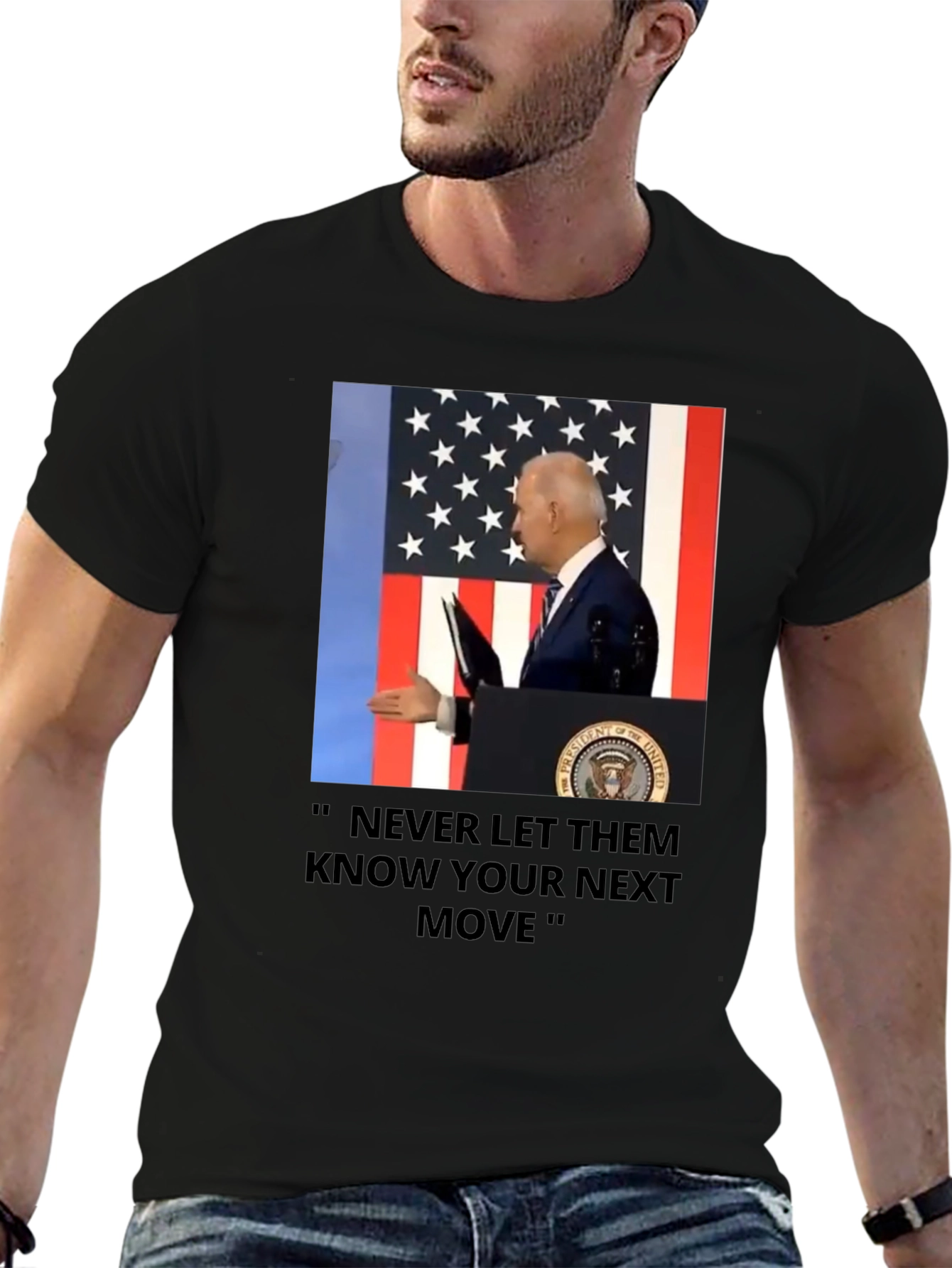 Biden Never Let Them Know Graphic Tee