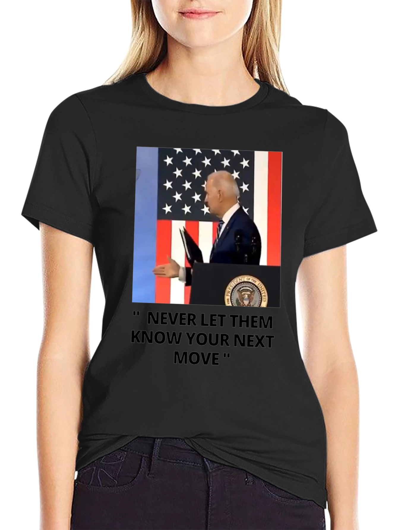 Biden Never Let Them Know Graphic Tee