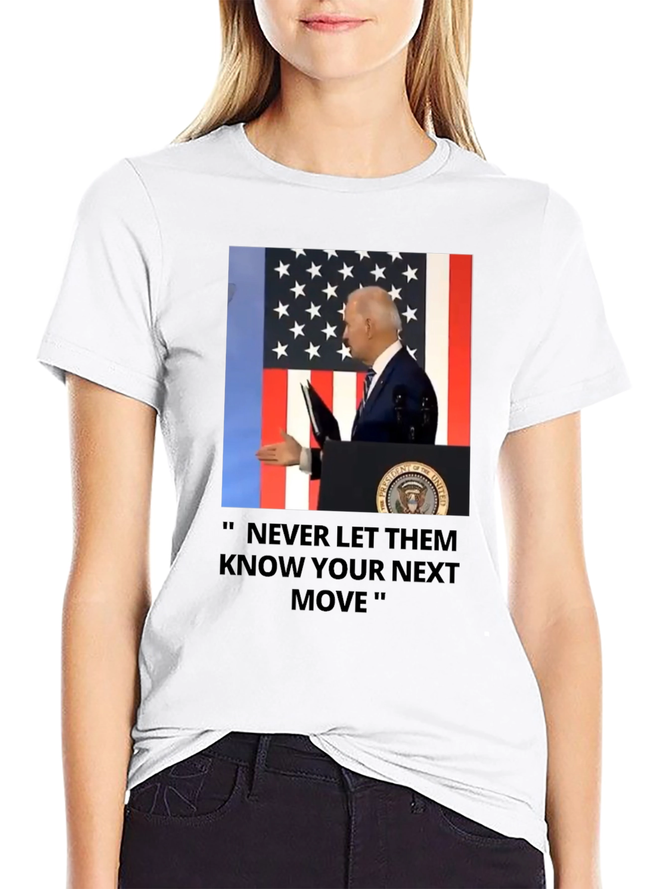 Biden Never Let Them Know Graphic Tee