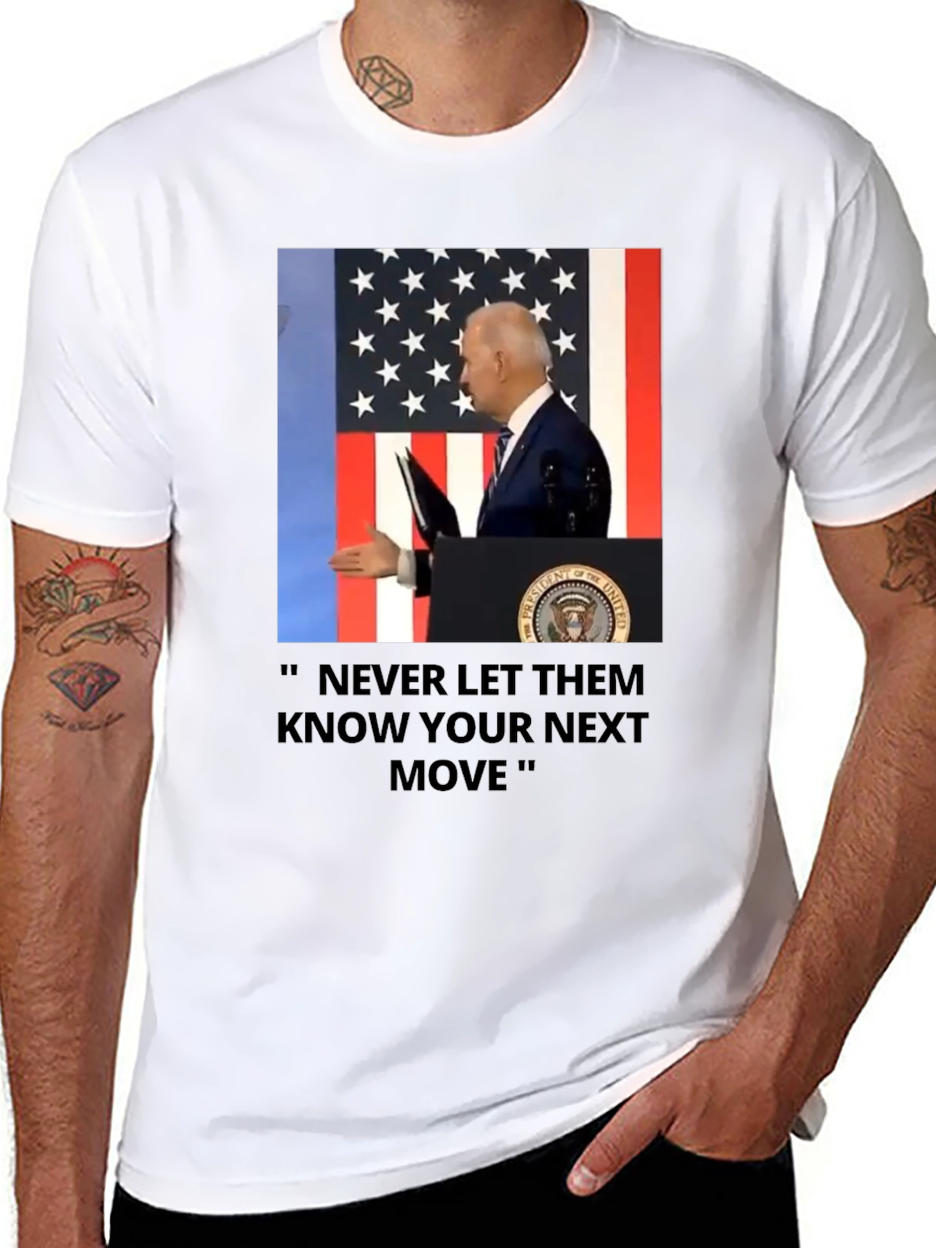 Biden Never Let Them Know Graphic Tee