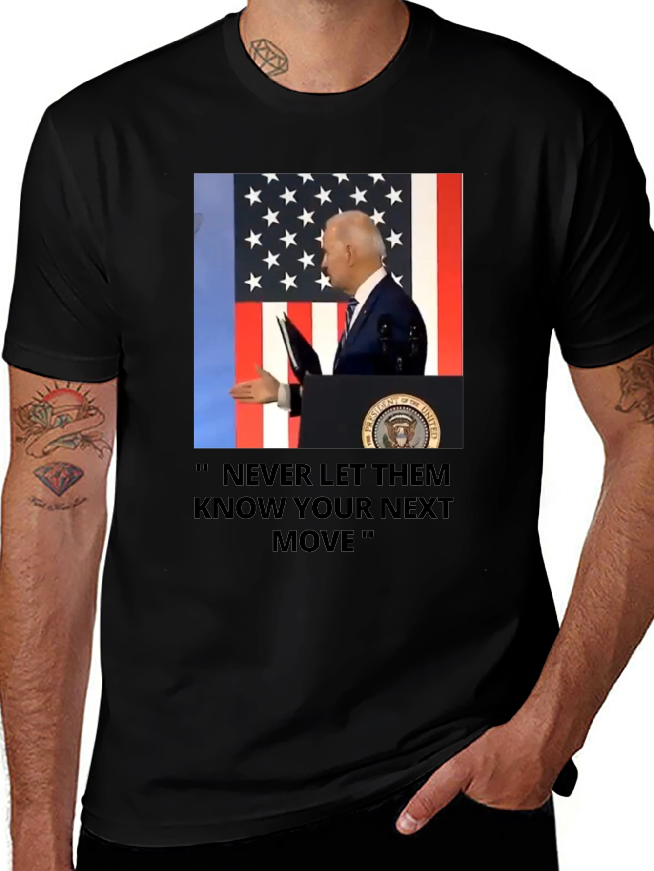 Biden Never Let Them Know Graphic Tee