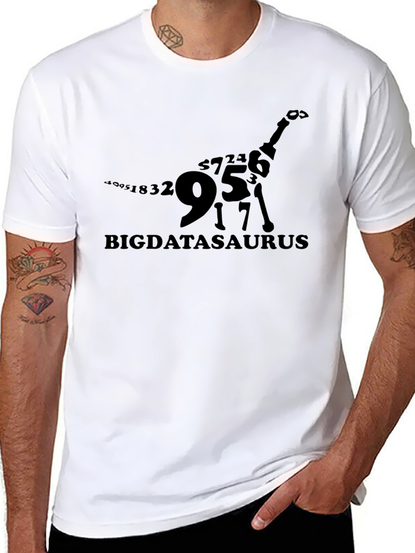 Bigdatasaurus Graphic T-Shirt - Data Science Apparel