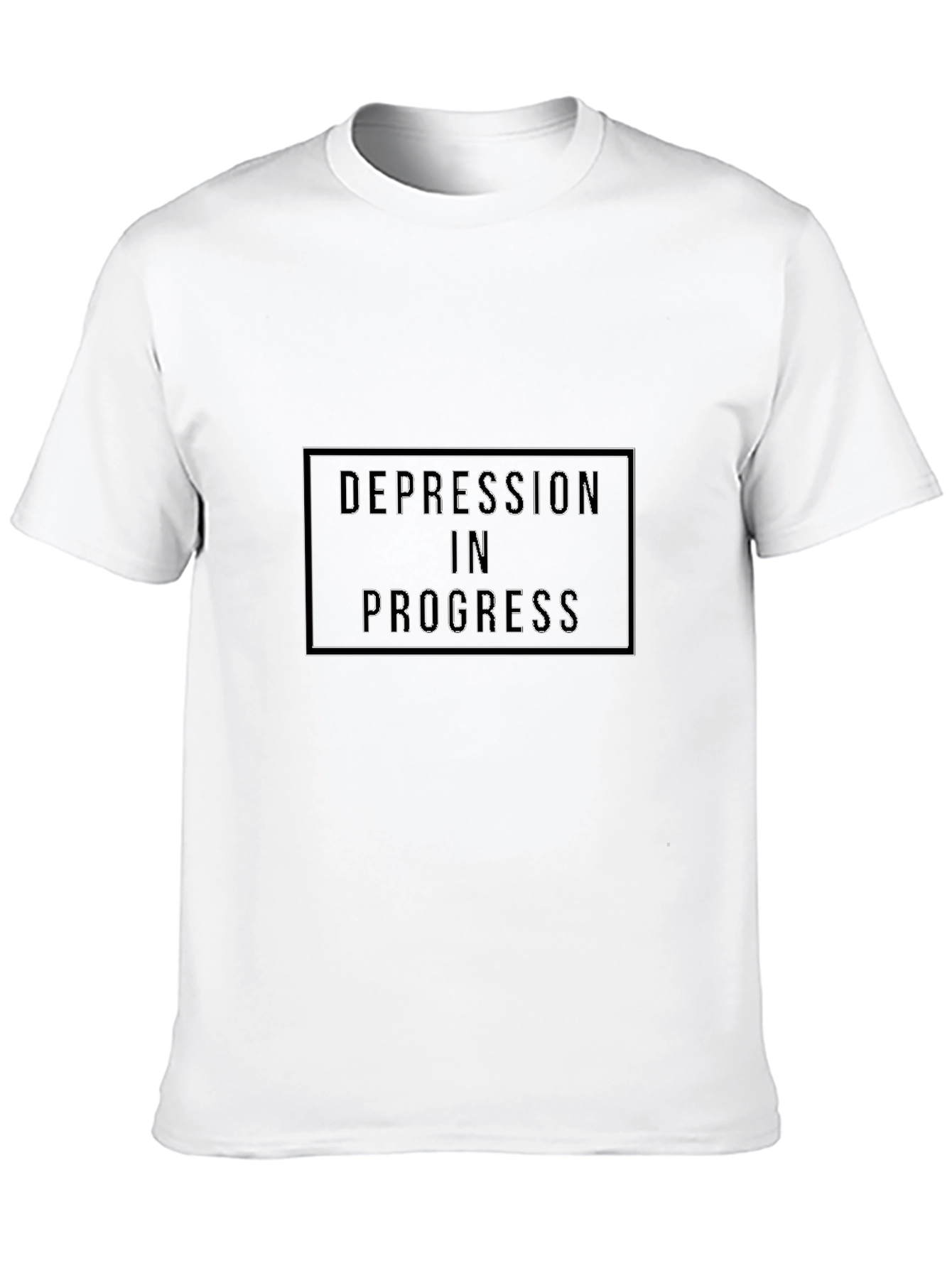 Depression in Progress Graphic T-Shirt