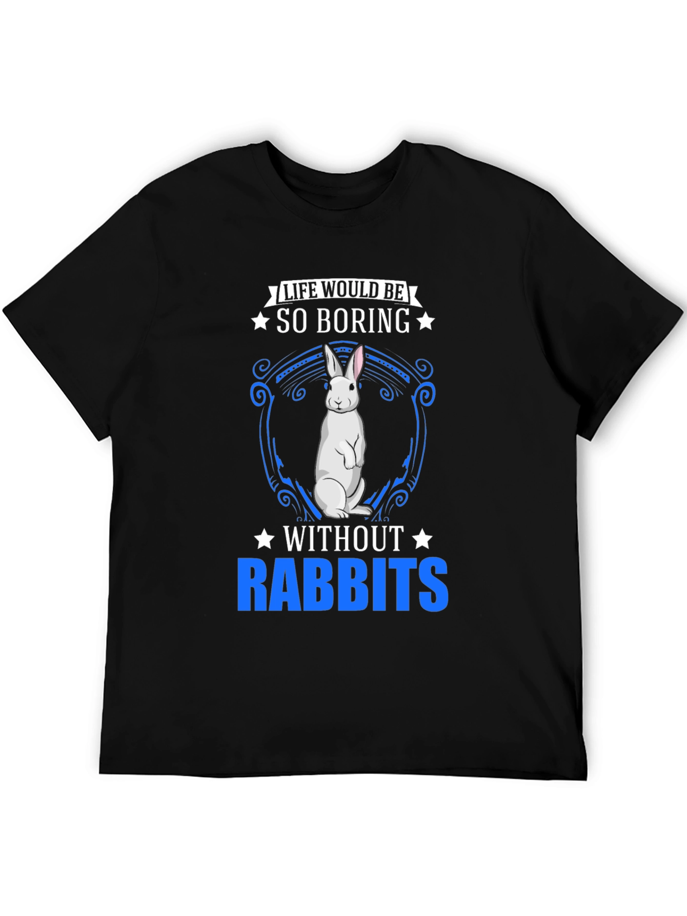 Life Without Rabbits? Funny Bunny Graphic Tee