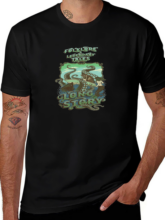Folklore Kraken Graphic Tee - Long Story Short