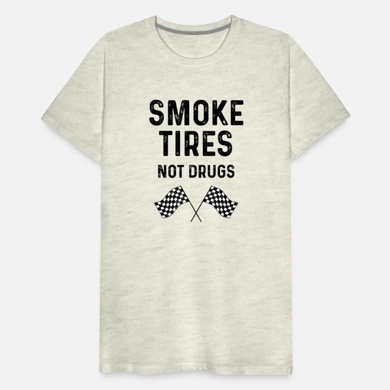 Race Track Checkered Flag Cars Smoke Tires Not