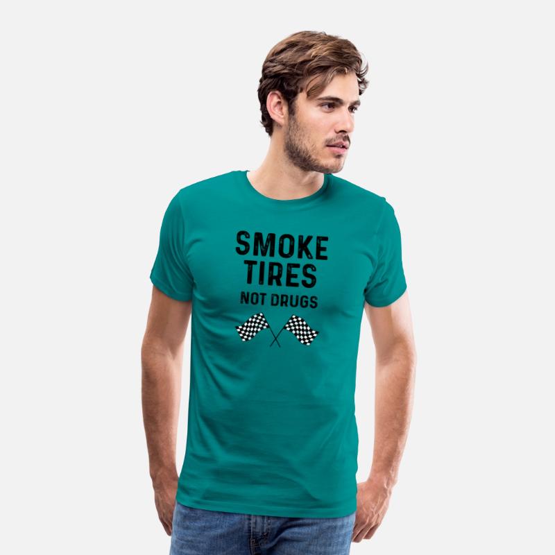 Race Track Checkered Flag Cars Smoke Tires Not