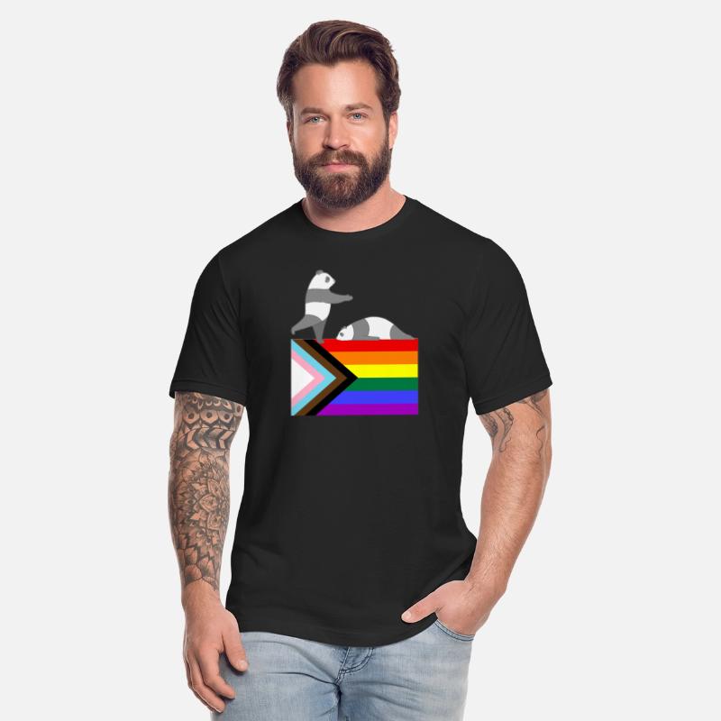 Rainbow flag gay panda