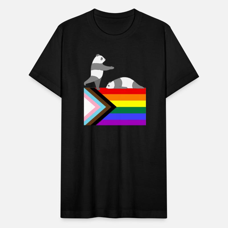 Rainbow flag gay panda