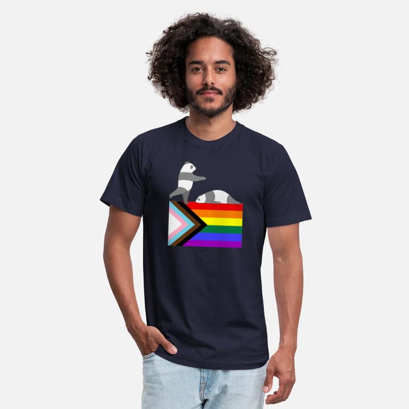 Rainbow flag gay panda
