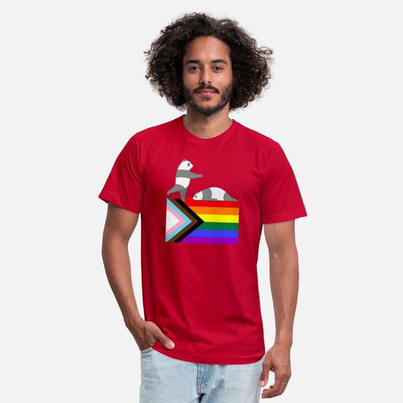 Rainbow flag gay panda