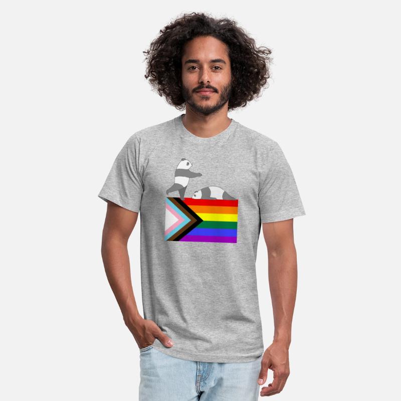 Rainbow flag gay panda