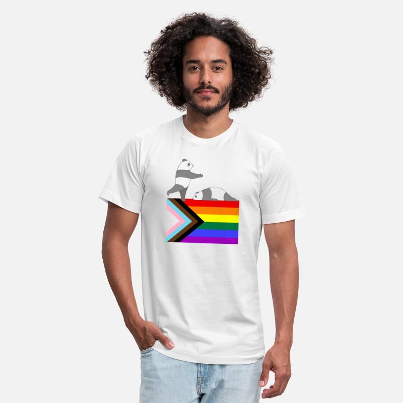 Rainbow flag gay panda