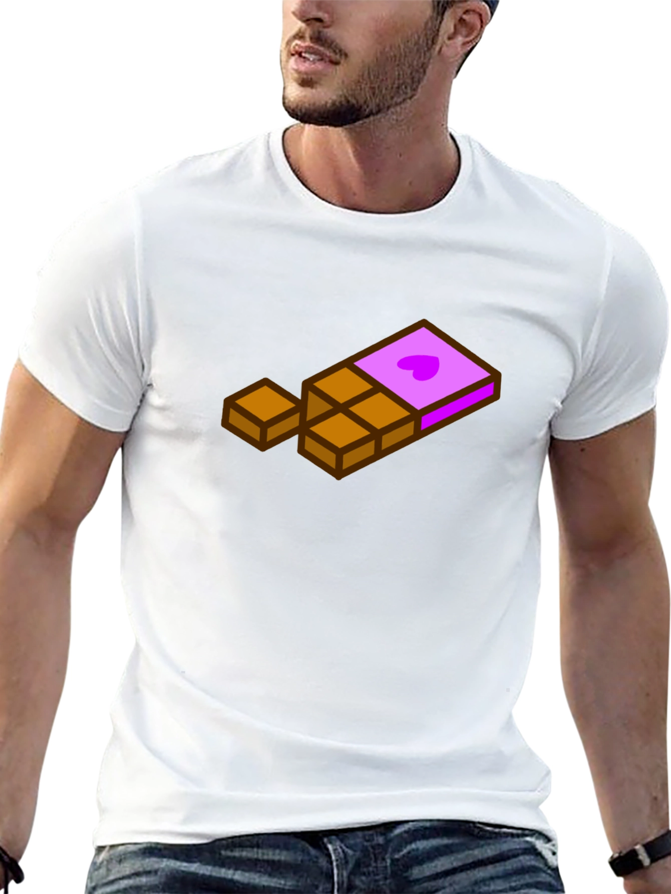 Chocolate Bar Graphic Tee - Sweet Treat Style