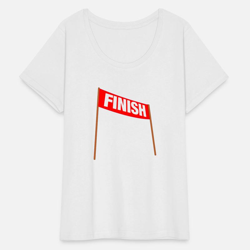 Red FINISH Banner – You Did It!