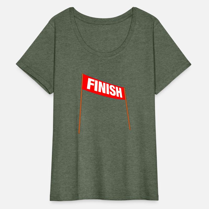 Red FINISH Banner – You Did It!