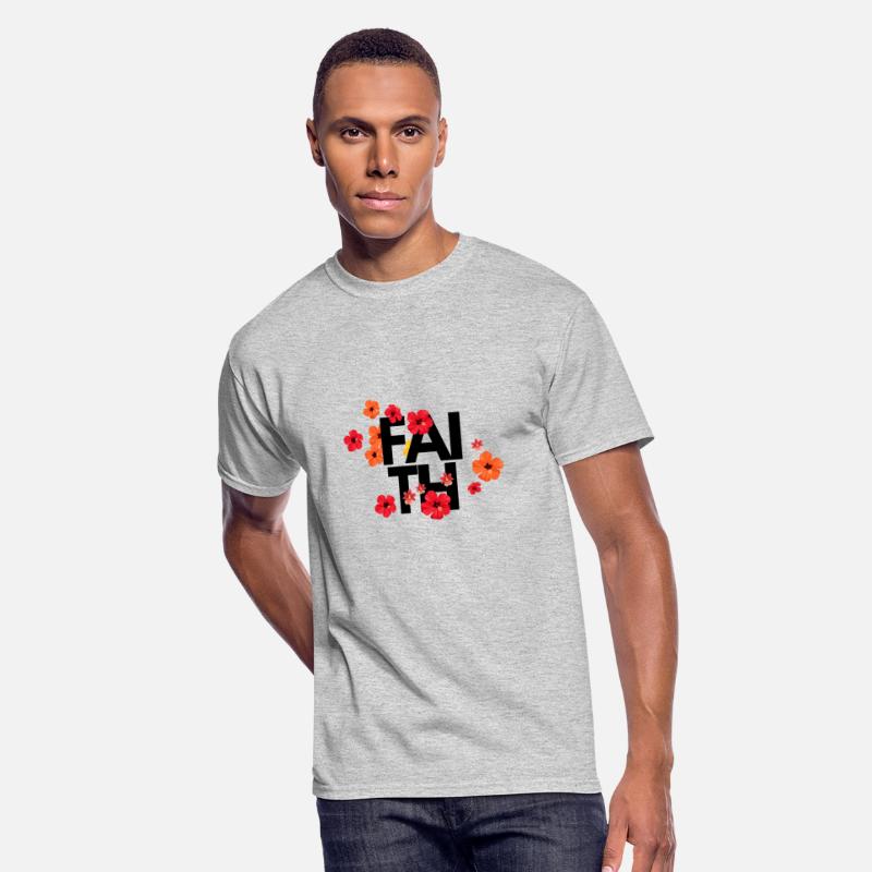 Red Flower Heads Faith Design