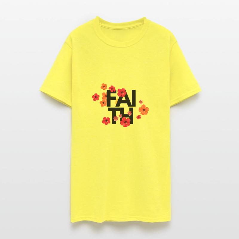 Red Flower Heads Faith Design